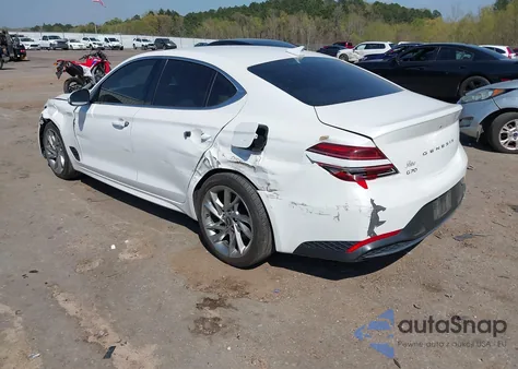 2022 Genesis G70 2.0T Rwd from USA, damaged, VIN KMTG34TA6NU095862